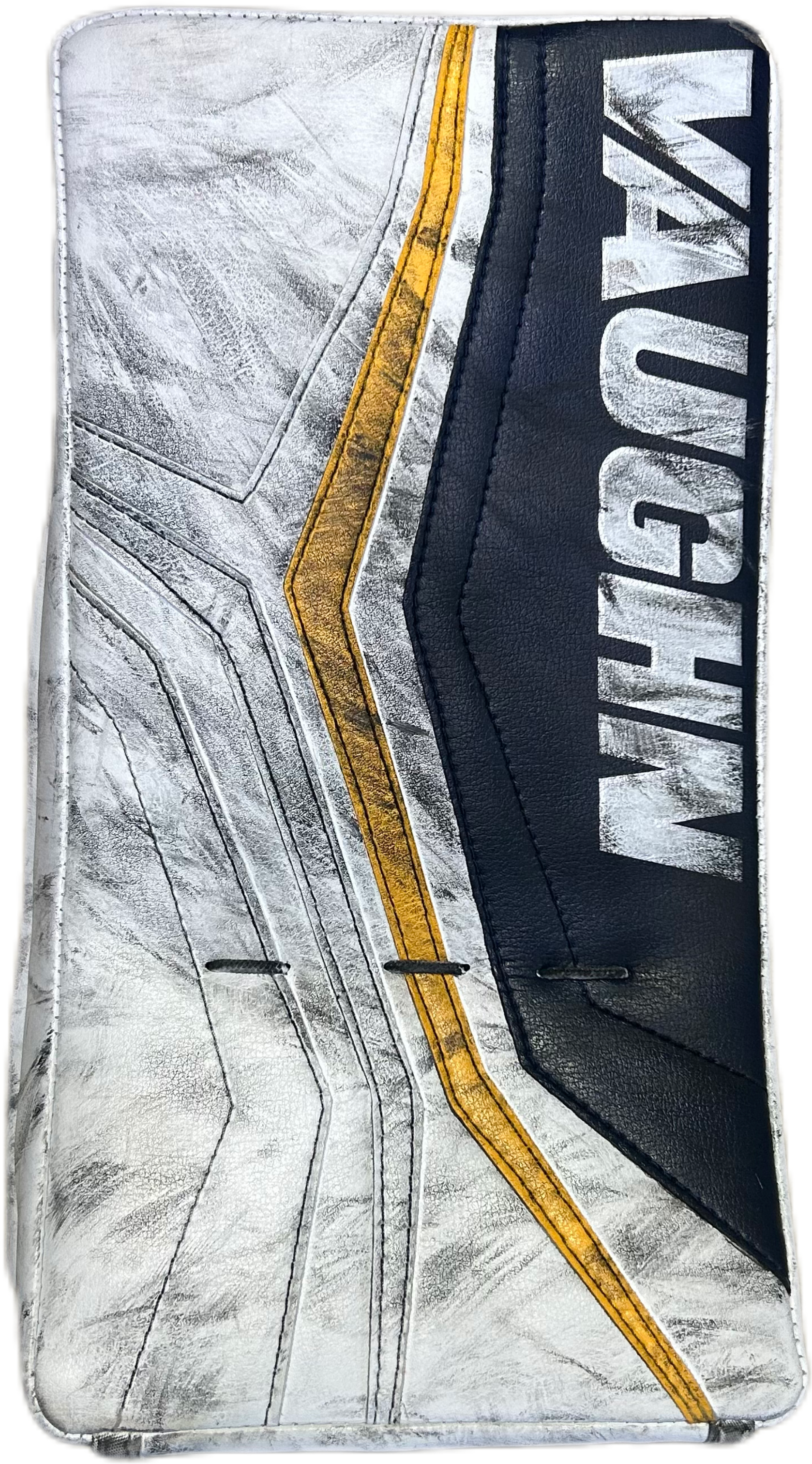 Vaughn Velocity V10 - Bloqueur de gardien de but Pro Stock d'occasion (blanc/bleu marine/jaune) n° 2